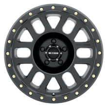 Load image into Gallery viewer, Method MR309 Grid 17x8.5 0mm Offset 5x5 94mm CB Matte Black Wheel