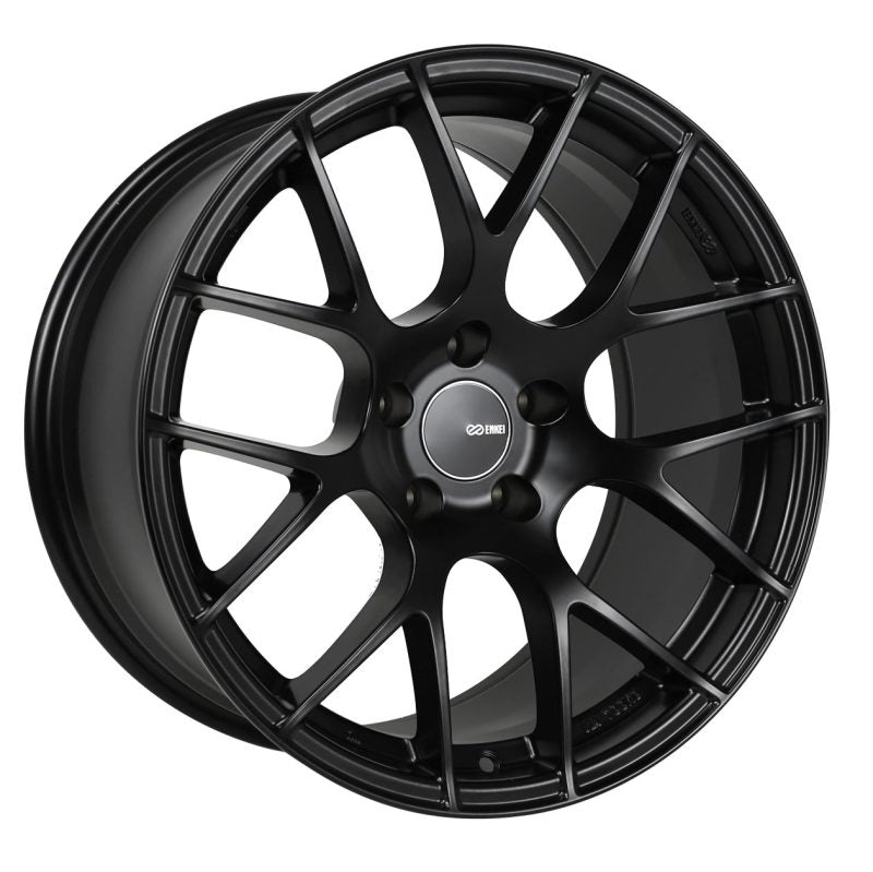 Enkei Raijin 18x8.5 35mm Offset 5x114.3 Bolt Pattern Matte Black Wheel