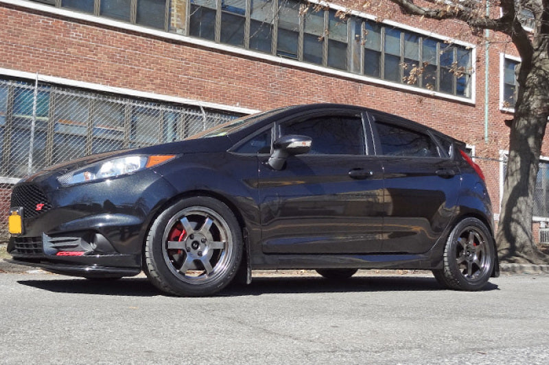 Rally Armor 13-19 Ford Fiesta ST Black UR Mud Flap w/Blue Logo