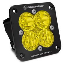 Load image into Gallery viewer, Baja Designs Squadron Sport Driving/Combo Pattern Flush Mount Black LED Light Pod - Amber