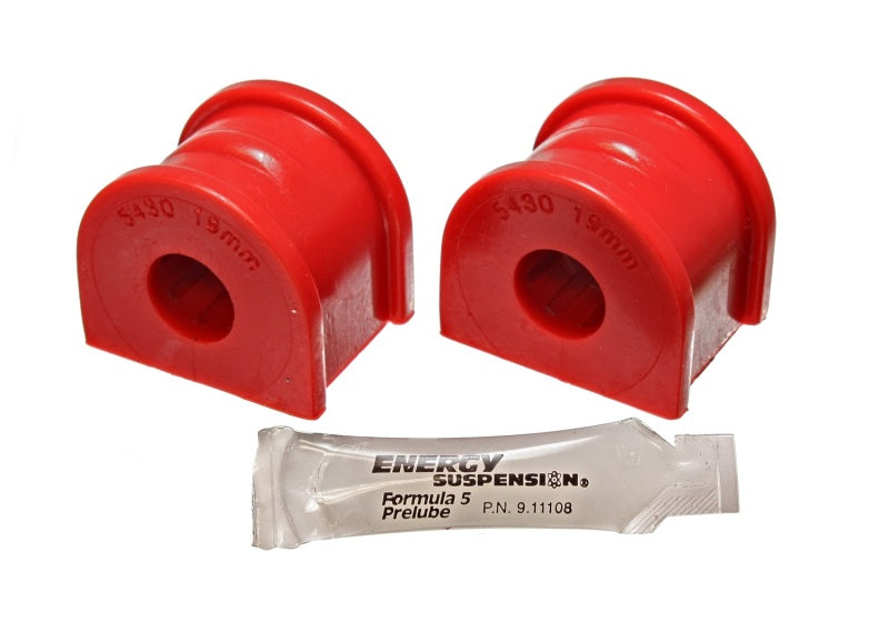 Energy Suspension 97-04 Chevy Corvette Red 19mm Rear Sway Bar Bushing Set - Reuse OE Brackets