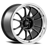 Konig Hypergram 17x8 4x100 ET45 Metallic Carbon w/ Machined Lip