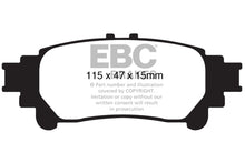 Load image into Gallery viewer, EBC 10+ Lexus RX350 3.5 (Japan) Greenstuff Rear Brake Pads