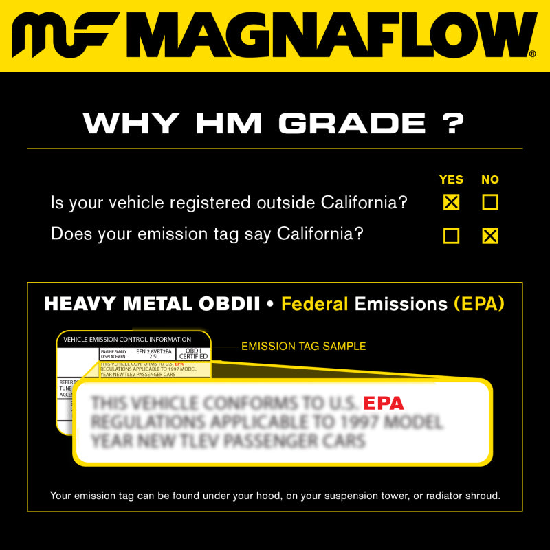 MagnaFlow Conv DF 99-04 Jeep Grand Cherokee 4.0L Front