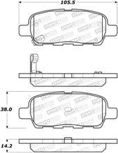 Load image into Gallery viewer, StopTech Sport Performance 10-17 Nissan 370Z Rear Brake Pads