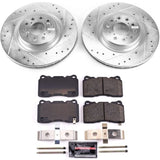 Power Stop 17-19 Honda Civic Front Z23 Evolution Sport Brake Kit