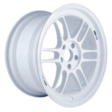 Enkei RPF1 18x9.5 5x114.3 38mm Offset 73mm Center Bore Vanquish White Wheel (Special Order/ MOQ 40*)