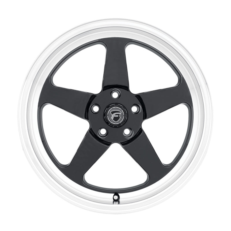 Forgestar D5 Drag 17x4.5 / 5x120.65 BP / ET-26 / 1.8in BS Gloss Black Wheel