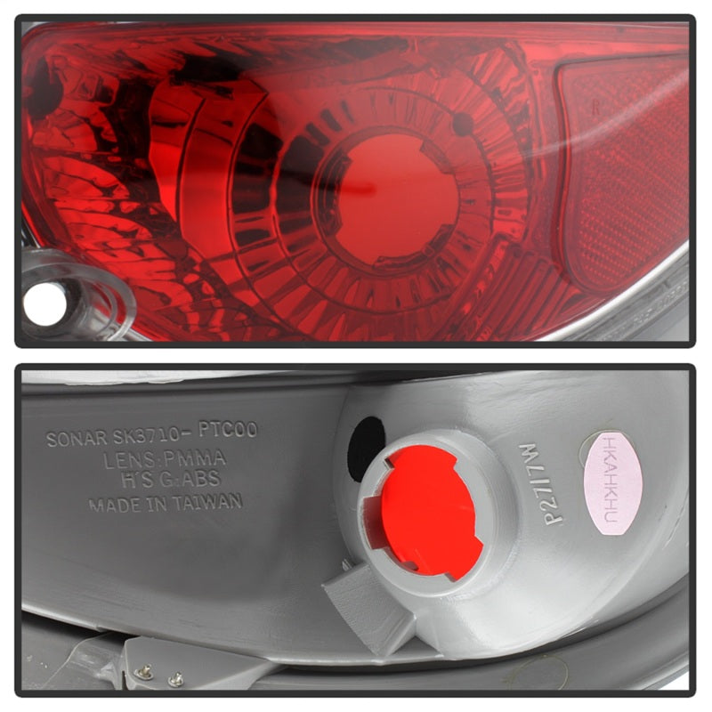 Spyder Chrysler PT Cruiser 01-05 Euro Style Tail Lights Chrome ALT-YD-CPT01-C