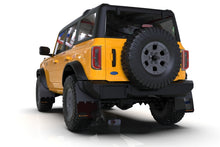 Load image into Gallery viewer, Rally Armor 21-24 Ford Bronco (Steel Bmpr + RR- NO Rptr/Sprt) Blk Mud Flap w/Cy Orange Logo