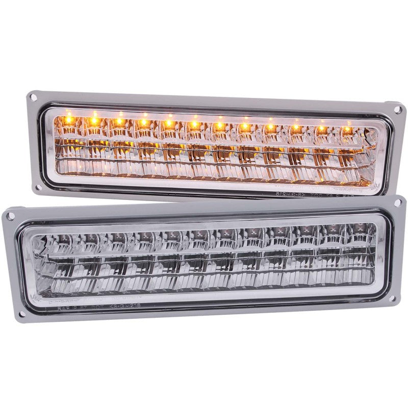 ANZO 1988-1998 Chevrolet C1500 LED Parking Lights Chrome