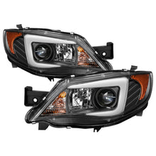 Load image into Gallery viewer, Spyder Subaru WRX 08-09 Projector Headlights - Halogen Model Only - Black PRO-YD-SWRX08-LBDRL-BK