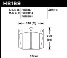 Load image into Gallery viewer, Hawk Nissan 810/240Z/260Z/280Z/620 / Toyota Corona/Cressida/Crown/Pickup Blue 9012 Front Race Pads