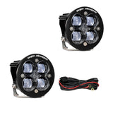 Baja Designs Squadron R SAE LED Spot Light - Clear - Pair