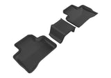 3D MAXpider 20162020 Mercedes-Benz GLC-Class X205 Kagu 2nd Row Floormats - Black