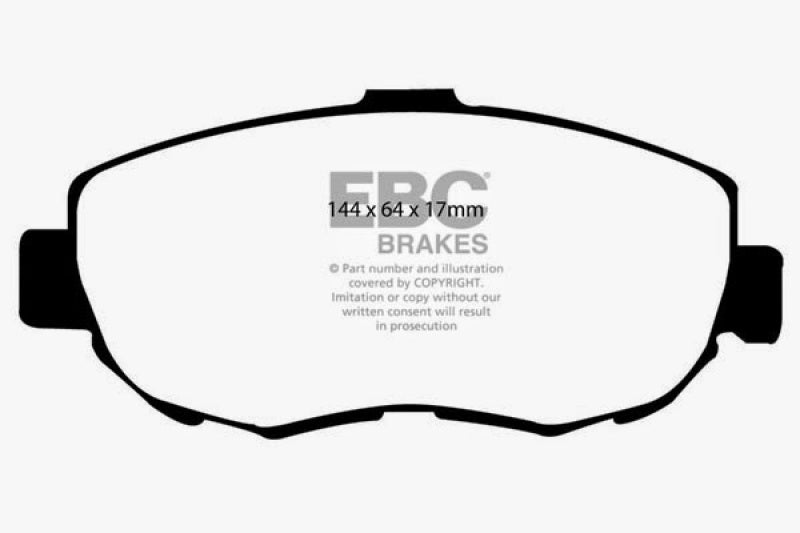 EBC 93-97 Lexus GS300 3.0 Redstuff Front Brake Pads