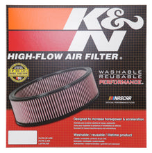 Load image into Gallery viewer, K&amp;N Replacement Drop In Air Filter - 14in OD / 12in ID / 4in H w/ Wire