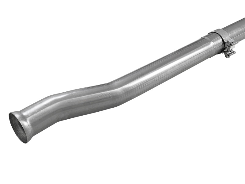 aFe MACH Force-Xp 2-1/2in 409 Stainless Steel Mid-Pipe w/Resonator Delete 18+ Jeep Wrangler JL 3.6L