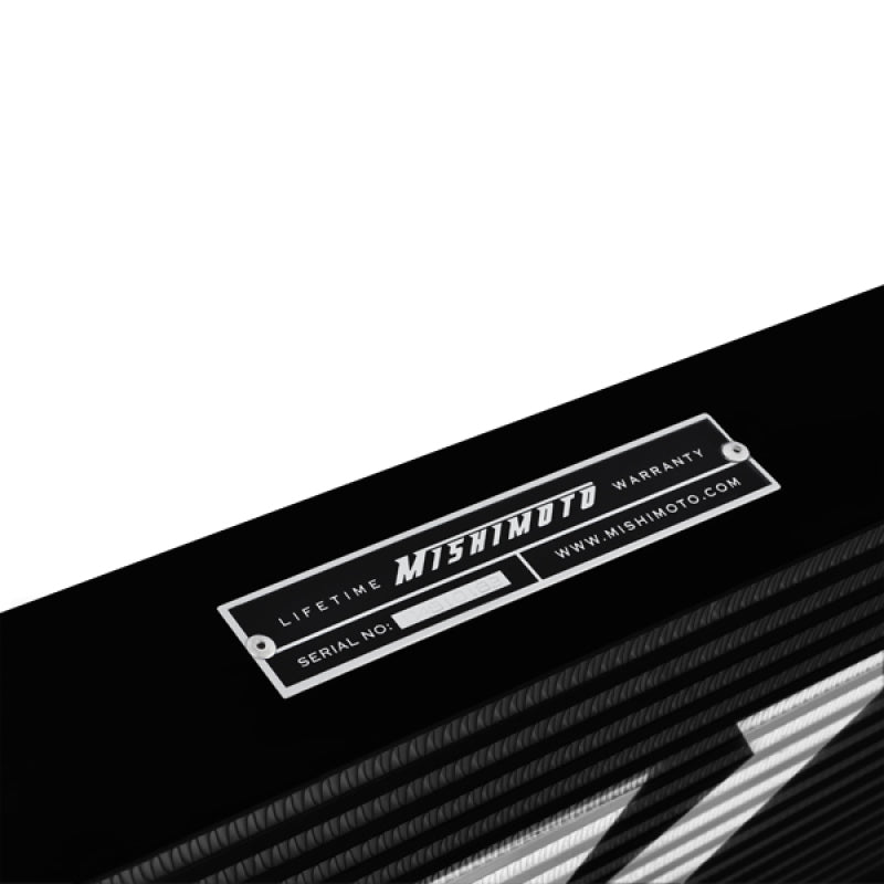 Mishimoto Universal Silver R Line Intercooler Overall Size: 31x12x4 Core Size: 24x12x4 Inlet / Outle