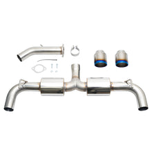 Load image into Gallery viewer, Injen 19-22 Hyundai Veloster N L4 2.0L Turbo Performance SS Axle Back Exhaust System - Burnt Ti Tips