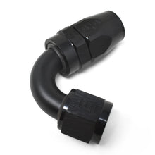 Load image into Gallery viewer, Russell Performance -6 AN Black 120 Degree Full Flow Swivel Hose End