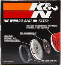 Load image into Gallery viewer, K&amp;N Suzuki / Arctic Cat / Cagiva / Kawasaki / Kymco / Aprilia 2.813in OD x 3.031in H Oil Filter