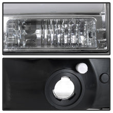 Load image into Gallery viewer, Spyder 99-04 Ford F-250 Super Duty Light Bar Projector Headlights - Chrome (PRO-YD-FF25099V2-LB-C)