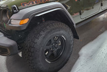 Load image into Gallery viewer, Rally Armor 19-24 Jeep JT Gladiator (Mojave/Rubicon) Black Mud Flap w/Grey Logo