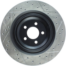 Load image into Gallery viewer, StopTech SportStop 06-09 Chrysler SRT-8 Rear Right Drilled &amp; Slotted Rotor