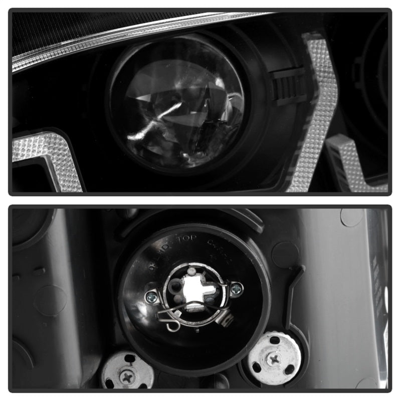 Spyder Honda Civic 16- 2DR/4DR/Hatchback Projector Headlights - Black PRO-YD-HC16SI-SEQGR-BK