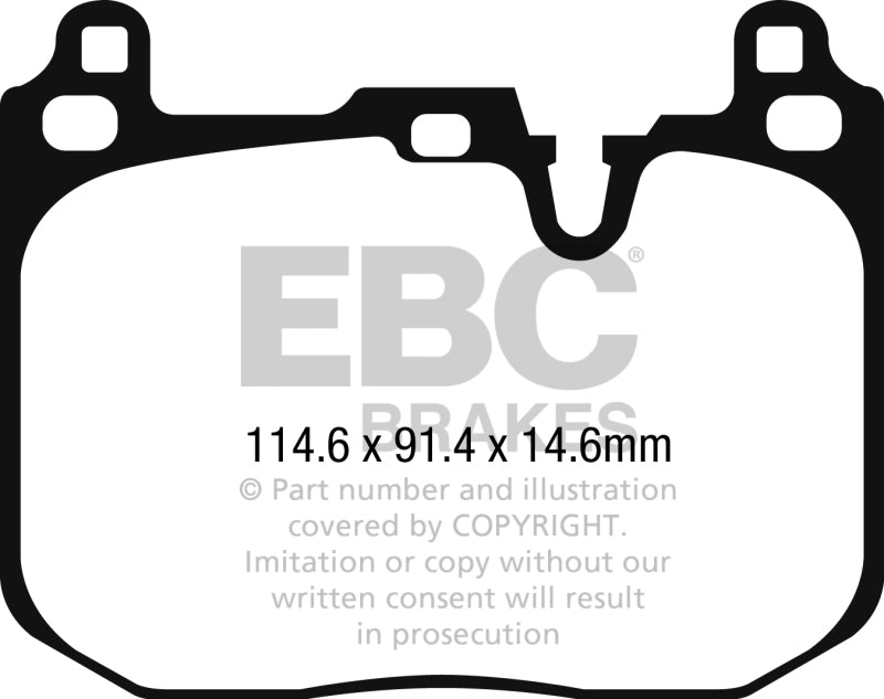 EBC 2015+ Mini Cooper John Cooper Works Redstuff Front Brake Pads