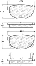 Load image into Gallery viewer, StopTech Performance 89-98 240SX Rear Brake Pads