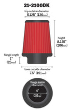 Load image into Gallery viewer, AEM 6 inch DRY Flow Short Neck 9 inch Element Filter Replacement