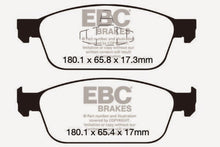 Load image into Gallery viewer, EBC 12+ Ford Focus 2.0 Turbo ST Greenstuff Front Brake Pads