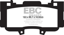 Load image into Gallery viewer, EBC 15+ Ford Mustang 2.3 Turbo Performance Pkg Yellowstuff Front Brake Pads