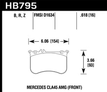 Load image into Gallery viewer, Hawk 14-17 Mercedes-Benz CLA 45 AMG/15-17 Mercedes-Benz GLA 45 AMG HPS 5.0 Front Brake Pads