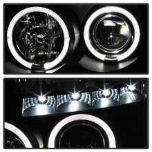 Load image into Gallery viewer, Spyder Nissan Titan 04-14/Armada 04-07 Projector Headlights LED Halo LED Blk PRO-YD-NTI04-HL-BK