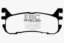 Load image into Gallery viewer, EBC 97-02 Ford Escort 2.0 Redstuff Rear Brake Pads