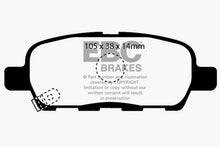 Load image into Gallery viewer, EBC 08-13 Infiniti EX35 3.5 Ultimax2 Rear Brake Pads