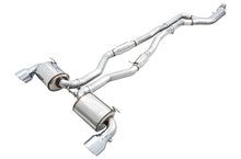 Load image into Gallery viewer, AWE 2020 Toyota Supra A90 Resonated Touring Edition Exhaust - 5in Chrome Silver Tips