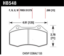 Load image into Gallery viewer, Hawk Miata Brembo / Renault Clio / Cobalt SS HP+ Street Front Brake Pads