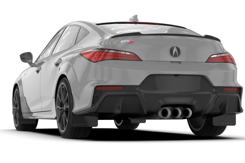 Rally Armor 23-24 Acura Integra A-Spec Black UR Mud Flap W/Dark Grey Logo (No Drill Req)