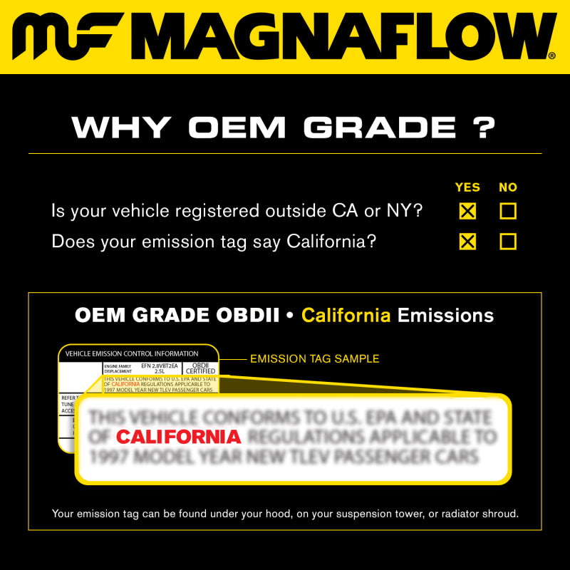 MagnaFlow Converter Direct Fit 05-12 Nissan Pathfinder 4.0L / 05-15 NIssan Xterra 4.0L