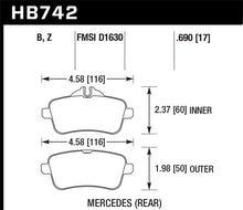 Load image into Gallery viewer, Hawk 14-15 Mercedes M Class / 12-13 Mercedes ML350 Performance Ceramic Rear Brake Pads