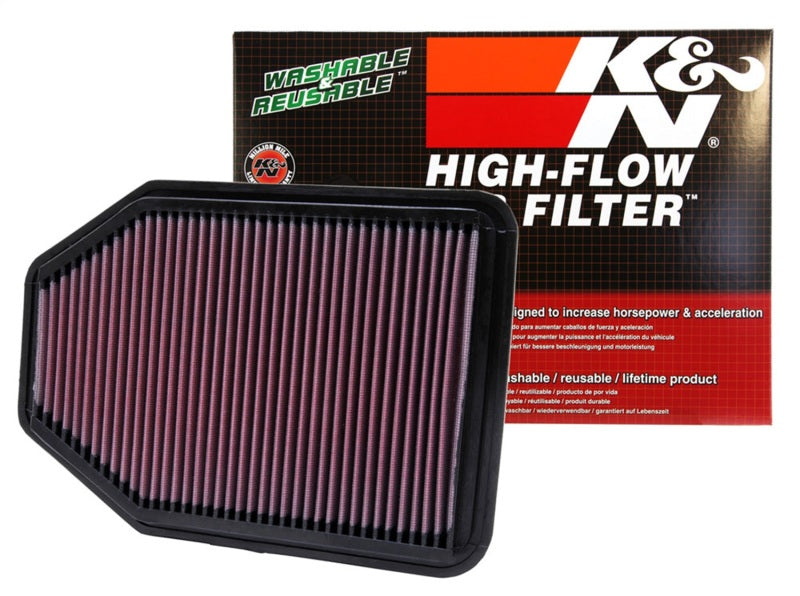 K&N 07-10 Jeep Wrangler 3.8L V6 Drop In Air Filter