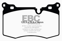 Load image into Gallery viewer, EBC 09-14 Mini Hardtop 1.6 Turbo J.C Works Yellowstuff Front Brake Pads