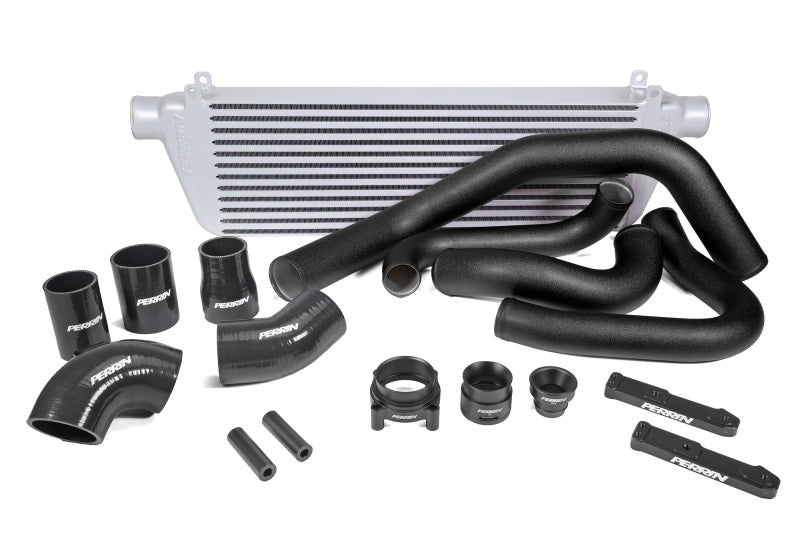 Perrin 22-23 Subaru WRX Front Mount Intercooler Kit (Black Tubes & Silver Core)