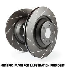 Load image into Gallery viewer, EBC 09+ Hyundai Genesis Coupe 2.0 Turbo (Brembo) USR Slotted Front Rotors