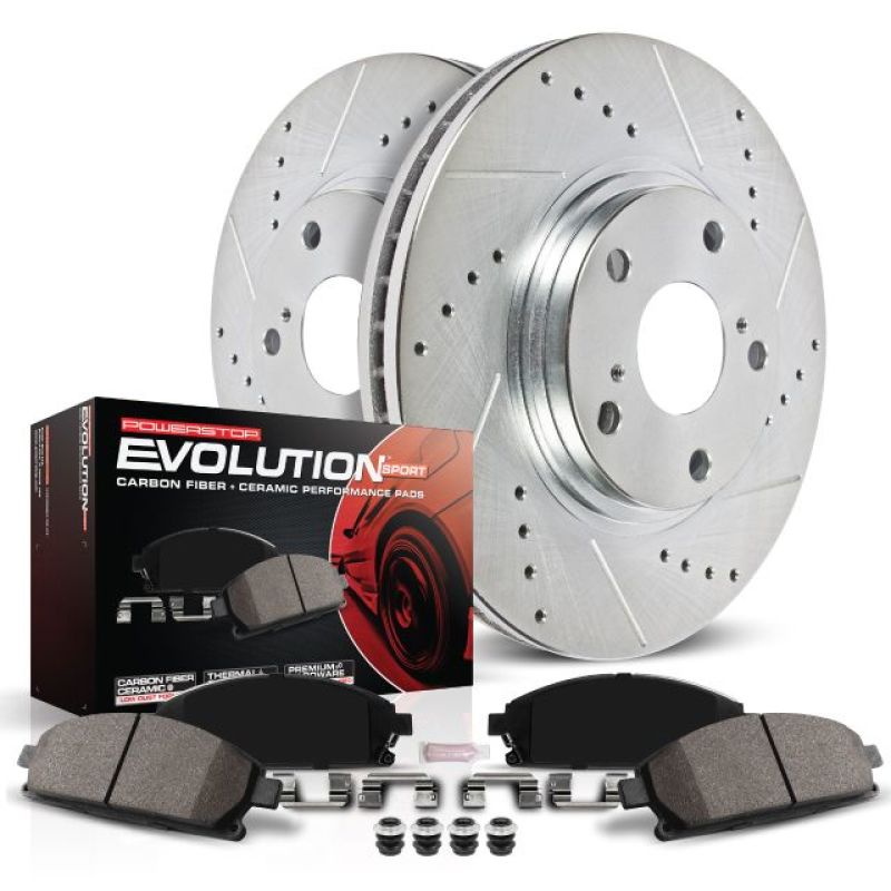 Power Stop 11-15 Chevrolet Cruze Front Z23 Evolution Sport Brake Kit