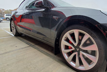 Load image into Gallery viewer, Rally Armor 17-23 Tesla Model 3 Black UR Mud Flap w/Red Logo